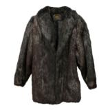 Dark Prime Beaver Fur Jacket Men's Alaskan Fur Exchange - 1 of 3