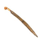 Turkish Yataghan sword cutlass with etched blade - 4 of 11