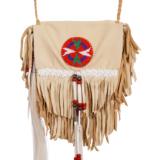 Outfit from Wife of Pacific Indians Chief Dress Choker Moccasins - 4 of 6