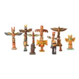 Collection of 12 Miniature Tourist Totems - 1 of 1