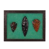 Prehistoric Obsidian Points and a Knife - 1 of 1