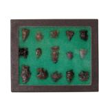 Prehistoric Obsidian Oregon Points Set of 15 - 1 of 1