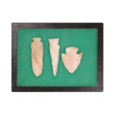 Collection of 3 Prehistoric Iowa Points - 1 of 2