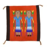 Navajo Two Figure Yei Weaving - 1 of 2