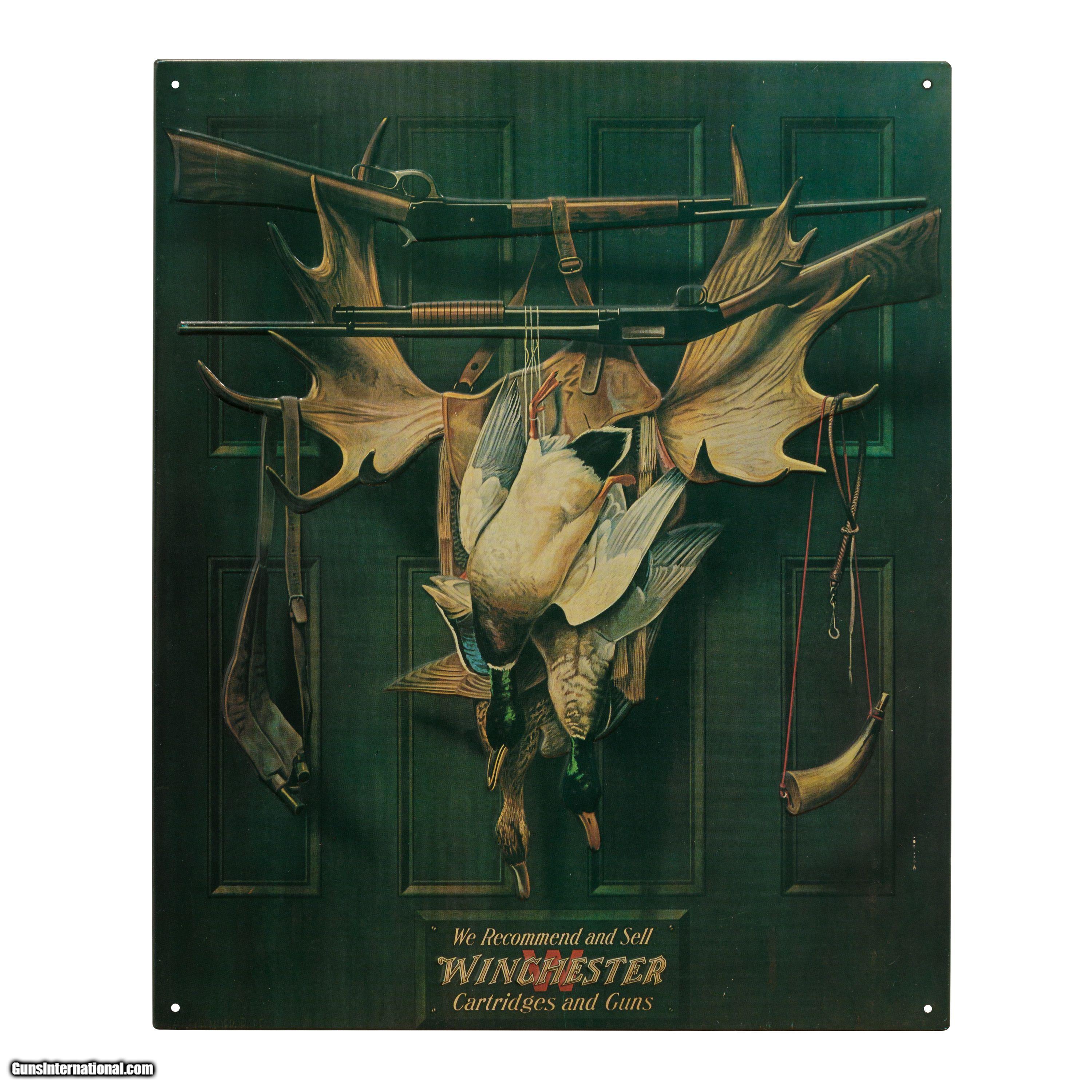 Winchester Tin Dealer's Sign