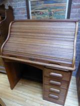 Antique S-Curve Roll Top Desk - 1 of 4