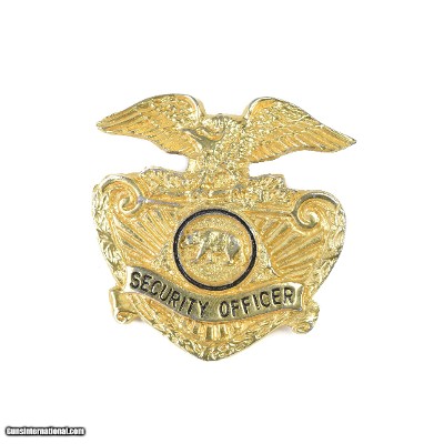 California Security Officer Hat Pin