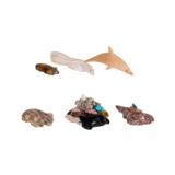 Zuni Fetish Collection of 6 Bears Carved Stone - 1 of 1