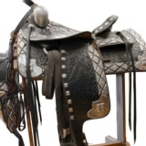Black And Silver Parade Saddle - Ted Flowers - 4 of 6