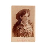Annie Oakley Cabinet Card - 1 of 1