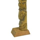 Musqueam band Northwest Coast Carved Cedar Totem - 4 of 7