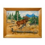 Moose Oil Painting by Curtis Hatcher - 1 of 3