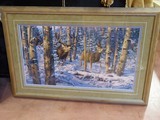 "Bucks Fever on No-Tellum Ridge" print by Leon Parson Framed - 1 of 3