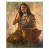 Isdzan Apache Woman by Howard Terpning - 1 of 4