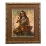 Isdzan Apache Woman by Howard Terpning - 2 of 4