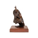 "Crow King" Bronze by Ralph Crawford - 4 of 5
