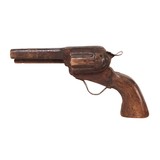Hand Carved Colt Revolver - 1 of 3