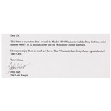 John Hart - The Lone Ranger Model 94 Carbine - 11 of 14