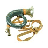 German Hunting Horn with Leather Wrapping - 2 of 2