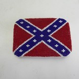 First Nations Beaded Confederate Belt Buckle - 1 of 6