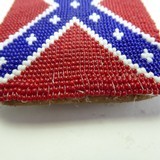 First Nations Beaded Confederate Belt Buckle - 6 of 6