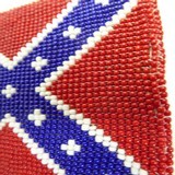 First Nations Beaded Confederate Belt Buckle - 4 of 6