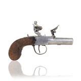 H. Nock Screw- Barrel Flintlock Pocket Pistol - 1 of 8
