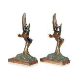 Art Deco Mallard Bookends - 1 of 5