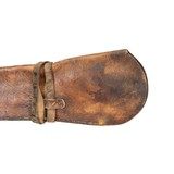 Vintage Leather Carbine Scabbard - 3 of 5