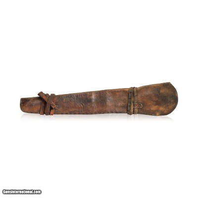 Vintage Leather Carbine Scabbard