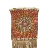 Sioux Quilled and Fringed Pouch - 3 of 4