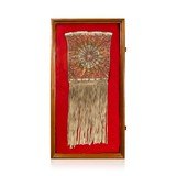 Sioux Quilled and Fringed Pouch - 1 of 4