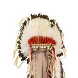 Lakota Style Double Trailer Headdress - 5 of 8