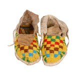 Sioux Child’s Moccasins - 1 of 5