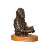 Navjao Lady with Basket Bronze by Merle Fisk Olson - 3 of 6