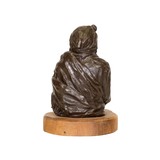 Navjao Lady with Basket Bronze by Merle Fisk Olson - 4 of 6