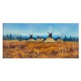Teepees in the Fall by Ron Bailey - 1 of 5
