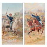 US Artillery and Cavalry 1895 Poster Illustrations - 1 of 5