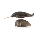 Soapstone Carving of a Narwhal - 1 of 4