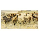 Stampede by John Clymer - 1 of 5