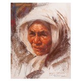 Native Lady by Harley Brown - 1 of 5