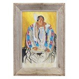 Indian with Pipe by W. R. Leigh - 2 of 5