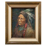 Native Man by Fred Oldfield - 2 of 4