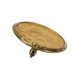 Gold Coin Brooch - 3 of 5