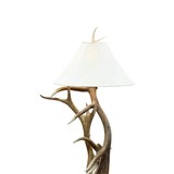 Roosevelt Elk and Moose Antler Floor Lamp - 3 of 5