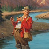 Humorous Fishing Series by Robert Berran - 3 of 6