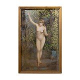 Saloon Nude Pastel Painting - 5 of 6