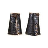 Studded Engraved Cowboy Cuffs - 3 of 4