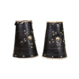 Studded Engraved Cowboy Cuffs - 2 of 4