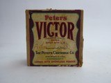 Peter’s Victor Paper Shot Shells 12 Gauge Empty Box - 1 of 5
